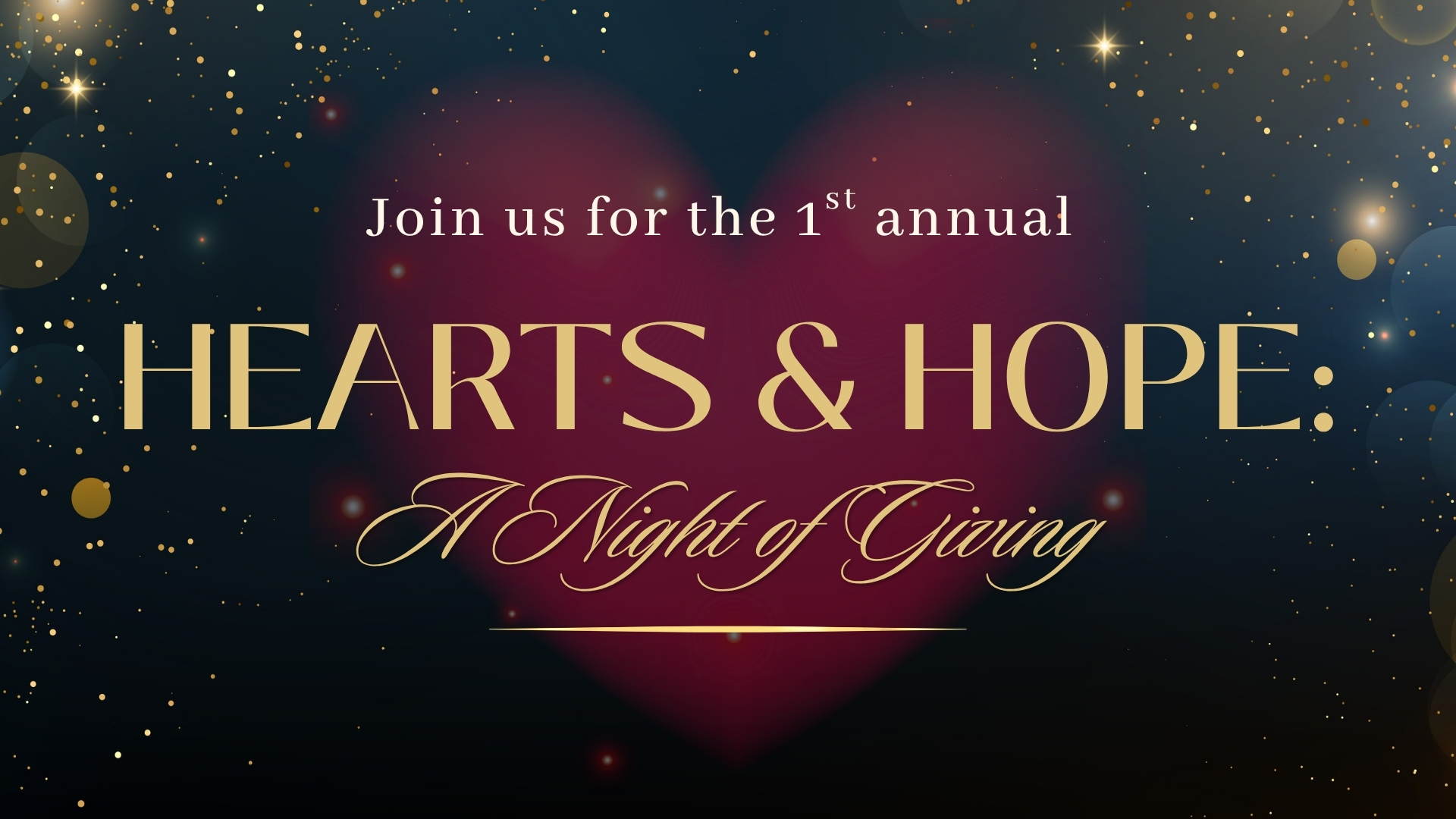 Hearts and Hope: A Night of Giving