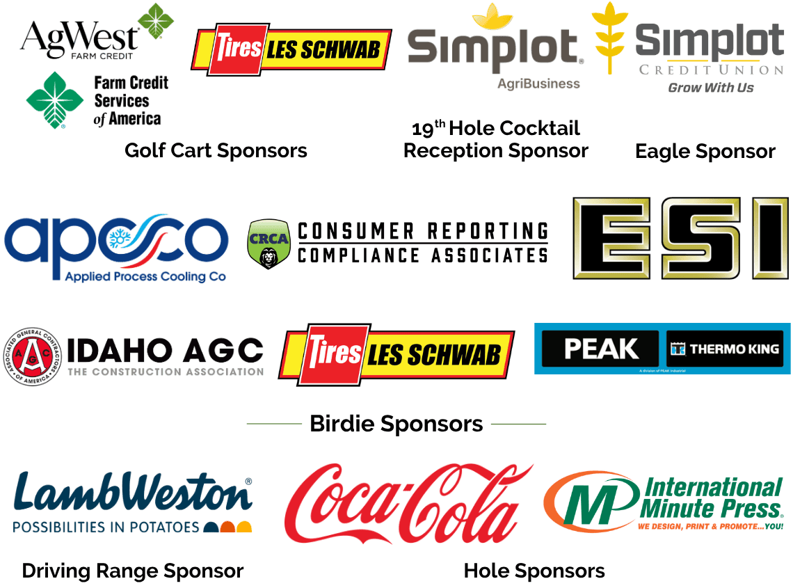 2026 Golf Tournament Sponsors