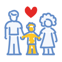 Family Holding Hands Icon