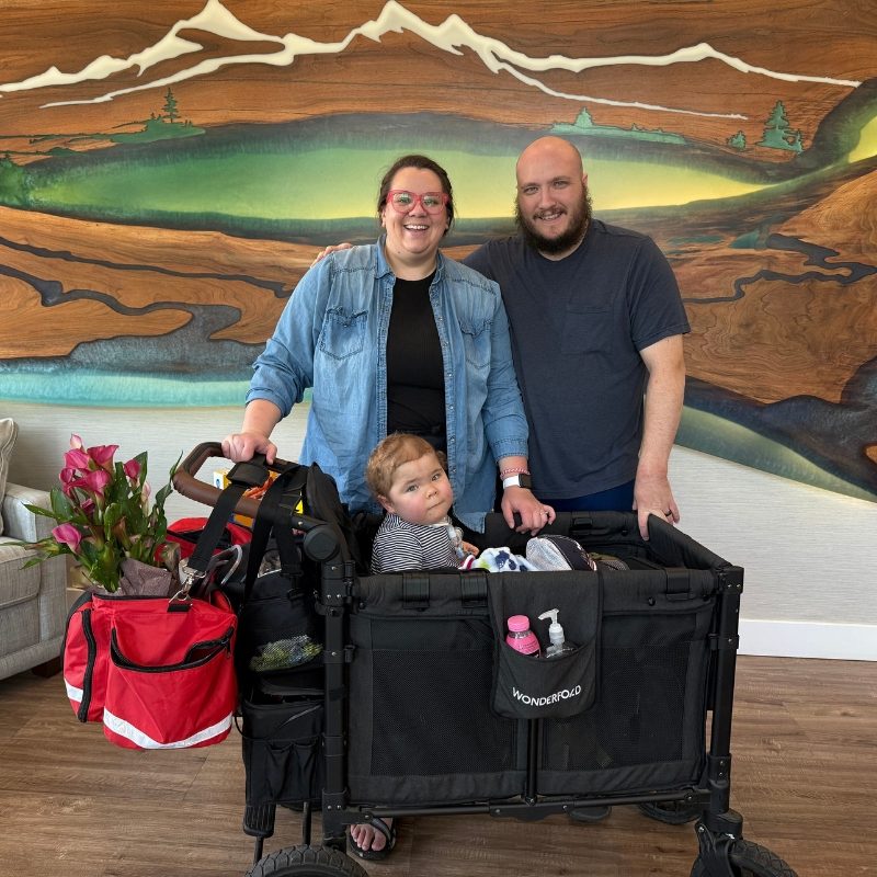 Andrews Family at the House