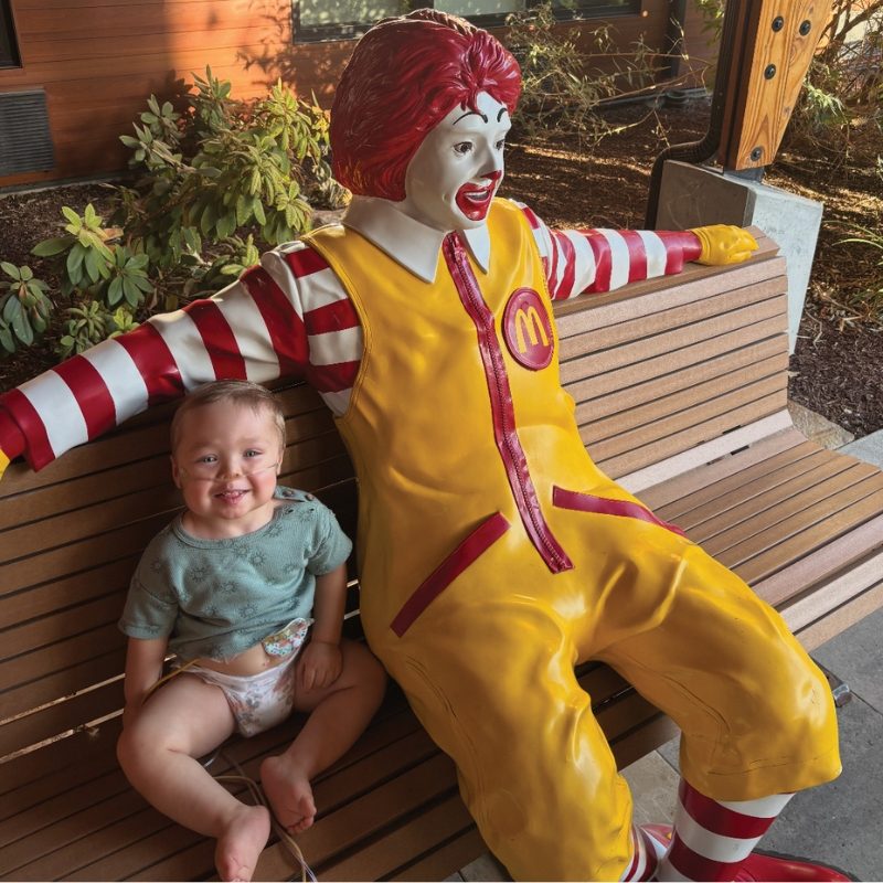 Zeke with Ronald