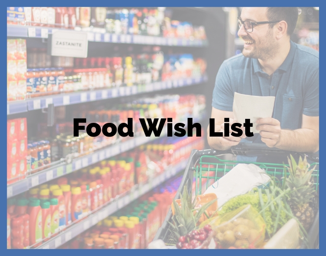 Family Room Food Wish List