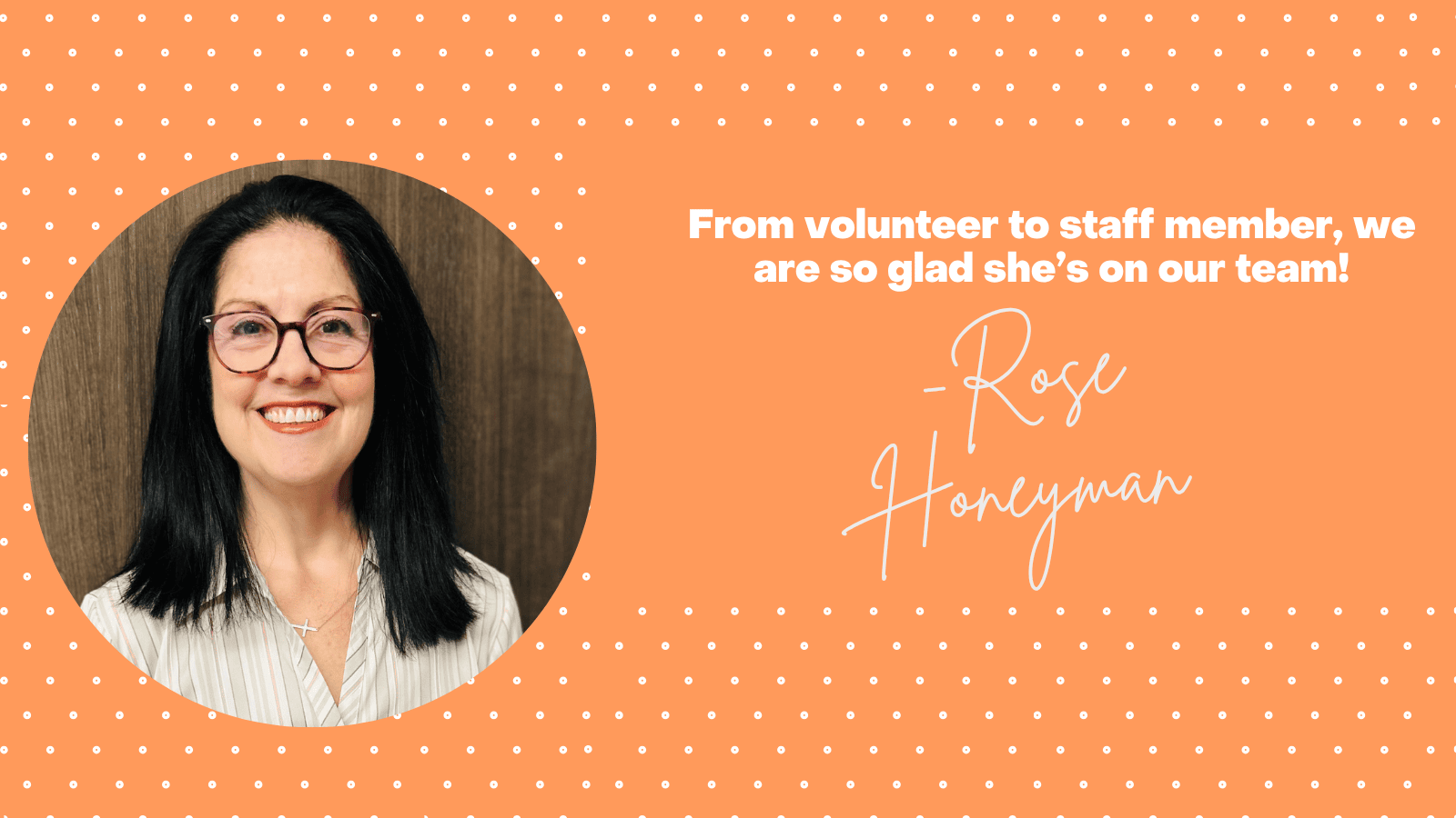 2026 Volunteer Spotlight - Rose Honeyman