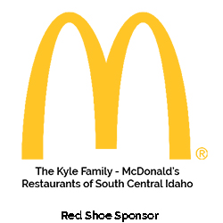 Kyle Family Red Shoe Sponsor Logo