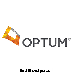Optum Red Shoe Sponsorship Logo