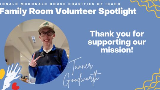 Volunteer Spotlight: Tanner Goodworth